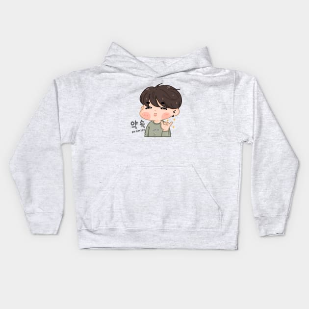 jimin promise Kids Hoodie by Byunfrog